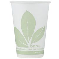 Dart Solo R7BB-JD110 Bare Eco-Forward 7 oz. Wax Treated Printed Paper Cold Cup - 100/Pack