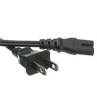 3 Feet Notebook/Laptop Power Cord, NEMA 1-15P to C7, Non-Polarized, CNE462177