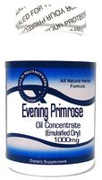 Evening Primrose Oil Concentrate (Emulsified Dry) 1000mg 200 Capsules ^GLS