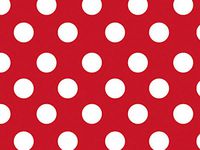 Classic Wrap - Cherry Dots 30"x417' Gift Wrap Half Ream Roll (1 roll) - Wraps -M4194H30