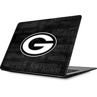 Skinit Decal Laptop Skin for MacBook Air 13.3 (2010-2017) - Officially Licensed NFL Green Bay Packers Black & White Design