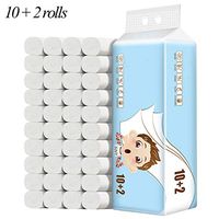 LING® Toilet Paper is Soft Comfortable 5 Layers Thickened Native Wood Pulp Skin Friendly Paper Roll is Easy Decompose Suitable Workshop Restaurant Family Bathroom