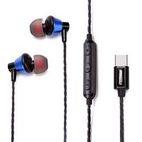 Fayevan Type C Headphones with Mic, Noise Cancelling USB C Earbuds Stereo Earphones Volume Control, Wired in-Ear Headset, Compatible with Huawei Mate20 Pro Mate10/P20/P20P,MI, XperiaXZ3