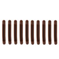 10pcs/lot Soft Silicone Anti Slip Ear Hook Pads for Eyeglasses Glasses Grip - Brown