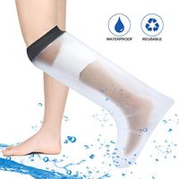 Adult Leg Cast Cover for Shower and Bath, Waterproof Shower Bandage and Reusable Sealed Cast Protector to Keep Wound and Bandages Dry, Perfect Fit The Leg Foot Ankle, No Mark on Skin