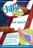 Dr. Jill's Purple Gel Arch Pads, 1/4" Thick, 2 Pads/Box