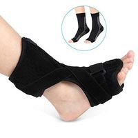Plantar Fasciitis Foot Splint with Compression Socks, Night Foot Support Dorsal Splint Arch Orthotic Brace with Foot Sleeves for Men Women Achilles Tendinitis, Drop Foot, Heel Spurs, Heel Pain Relief