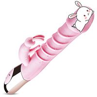 Qhufnng USB Rechargeable Vibe for Women Toy with Powerful Thrusting Vibrartor for Women Pleasure for Muscle Aches and Sports Recovery Waterproof & Whisper Quiet