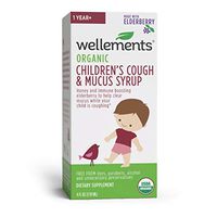 Wellements Organic Kids Cough, 4 Fl Oz, Free from Dyes, Parabens, Preservatives