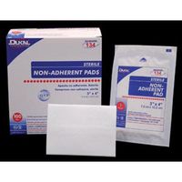 Dukal Non-Adherent Pads - Sterile, 3" x 4" - Model 134 - Box of 100