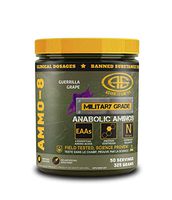 Ammo-8 - Essential Amino Acids (EAAs) Powder, 1 Selling EAA Formula, Sparks Muscle Growth - Grape - 50 Servings
