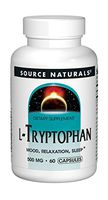 Source Naturals L-Tryptophan 500mg, 60 Capsules