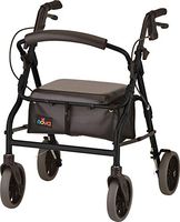 NOVA Zoom Rollator Walker with 20” Seat Height, Black