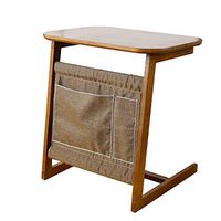 Portable Overbed Table,Durable Wooden Laptop Desk 40cm60cm Workbench Lightweight Computer Couch Sofa Side Table Bedside Hospital Home Reading Desk