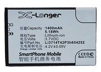 Synergy Digital Battery Compatible with ZTE Li3714T42P3h654252 Replacement Battery (Li-Ion, 3.7V, 1400 mAh / 5.18Wh) - Repl. ZTE Li3714T42P3h654252 Battery