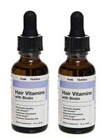 2 Pack Arete Nutrition Biotin Hair Natural Sublingual Hair Supplement
