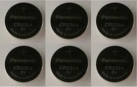 [ Pack of 6 ] Panasonic CR2354 2354 CR 2354 3V lithium BATTERIES