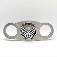 US Air Force Cigar Cutter, Self-Sharpening Double Guillotine Blades Cutters for Cigars in Gift Box by Cigar Cutters by Jim (AFC 4)