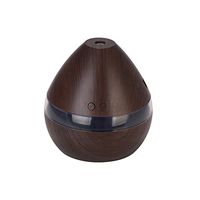 Clearance Wobuoke Air Aroma Essential Oil Diffuser LED Ultrasonic Aroma Aromatherapy Humidifier (Brown)
