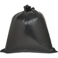 Genuine Joe GJO02431 2-Ply Low Density Puncture Resistant Liner, 16 Gallon Capacity, 31" Length x 24" Width x 0.60 mil Thickness, Black/Brown (Case of 100)