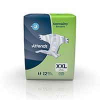 Attends DermaDry Bariatric Briefs, 2X-Large, Fits Up to 70 Inch Waist (Replacement for Attends Breathable Extra Absorbency Briefs #BRB50) by Attends