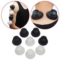8 Pack Silicone Massage Cupping Set, Strong Vacuum Suction Cups Anti Cellulite Cups with Portable Package
