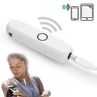 Headphone Bluetooth Receiver iPhone 7 Adapter,Headset Converter of Wired to Wireless Audio Exchange for 3.5mm Aux Cable Eearphones with Mic Apple Earbuds Adapter iGene A1
