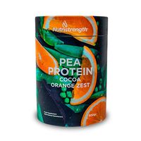 Vegan Protein Powder by Nutristrength | Pea Protein Isolate with Naturally Enhanced Flavour | Soy & Lactose (Dairy) Free | 100% Plant Based Lean & Low Fat Nutritional Powder Cocoa Orange Zest 1lb…