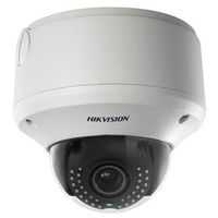 Hikvision 1.3MP WDR Outdoor Dome Network Camera with 2.8 - 12mm Motorized Varifocal Lens, H264, Day/Night, Audio, Alarm I/O, IP66, Heater, PoE/24VAC