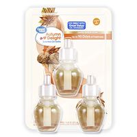 Great Value PlugIns Scented Oil Air Freshener Refill - Autumn Delight Scent - 3 Count Oil Refills Per Package (0.67 Ounce Each Refill)