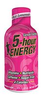 5 Hour Energy Drink Shot, Pink Lemonade, 4 Count