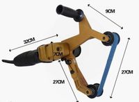 Pipe Tube Belt Sanders Polisher 180mm Stainless Steel Tube Polishing Machine 900-2800r/min