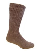 Therapeutic Alpaca Socks (5 Colors LC35) (Brown, Large)