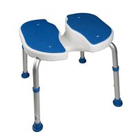 Bath Safety Bench, Padded Non-Slip Top, Hygienic Cutout for Easy Cleaning, Portable Stool