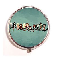 Funny Owls Unique Design Medicine Tablet Holder Organizer Case