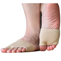 Metatarsal Sleeve Pads, Half Toe Bunion Sleeve with Sole Forefoot Gel Pads Cushion for Diabetic Feet Metatarsalgia Mortons Neuroma Prevent Calluses Blisters for Women & Men
