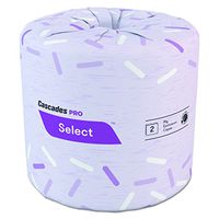 Cascades B200 North River Standard Bathroom Tissue, 2-Ply, 4 5/16 x 3 3/4, 550 per Roll (Case of 80)