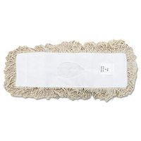 Boardwalk 1318 Industrial Dust Mop Head Hygrade Cotton 18w x 5d White