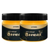NANTE Home 100% Natural Beeswax Furniture Polish for Wood Furniture Cleaner and Polish Wipes Preservative Beewax Wax Home Cleaning Protectant (Multicolor, 2PC)