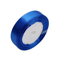 GUAngqi Satin Ribbon for Bow Embellishment Party Craft Ribbon Wedding Craft Decorations ,Royal blue