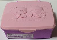 Sanrio Little Twin Stars Accessory Case Wipe Sheet Box 8 × 10.5 × 3.5 cm