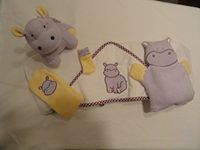 Prestige Puddle Hippo Baby Bath Gift Set