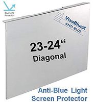 23-24 inch VizoBlueX Anti-Blue Light Filter for Computer Monitor. Blue Light Monitor Screen Protector Panel (21.5 x 13.0 inch). Blocks Blue Light 380 to 495 nm. Fits LCD, TV and PC, Mac Monitors