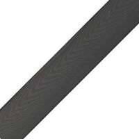 1.5" Sheer Organza Wired-Edge Ribbon 25 Yard Roll (Black)
