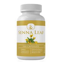 Senna Leaf Extract (100 Capsules, 350 mg Serving) by Pure Organic Ingredients, Detox & Cleanse, Anti-Inflammatory, Natural Laxative* (Packaging May Vary)