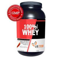 U.B Trim Sport Supplements 100% Whey Pure Protein Powder Strawberry, 2 Pound