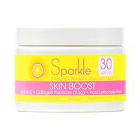 Sparkle Skin Boost Acai Lemonade Verisol Collagen Peptides Protein Powder Vitamin C Supplement Drink