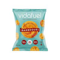 VidaFuel Healthy Snack Chips, Kidney Friendly, Heart Healthy, Dietitian Developed, Low Calorie, Low Fat, Low Sodium, Barbeque Flavor, 0.7 Ounce Bag, Pack of 24