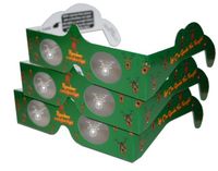 3D Christmas Glasses - Holiday Specs -REINDEER - 3 PAIRS - Transform Christmas Lights Into Magical Images