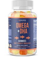 Havasu Nutrition Omega 3,6,9 + DHA Gummies to Support Brain, Joint & Cardiovascular Health - Aids Vision & Immune Health, Gelatin-Free, Plant Based Oils, Natural Flavors, 60 Vegetable Gummies